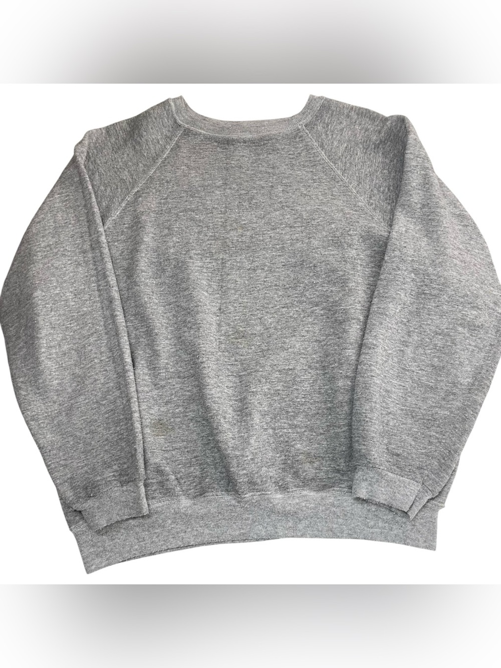 Reformation Repurposed Vintage Crew Sweatshirt Grey Lightweight - Picture 9 of 10